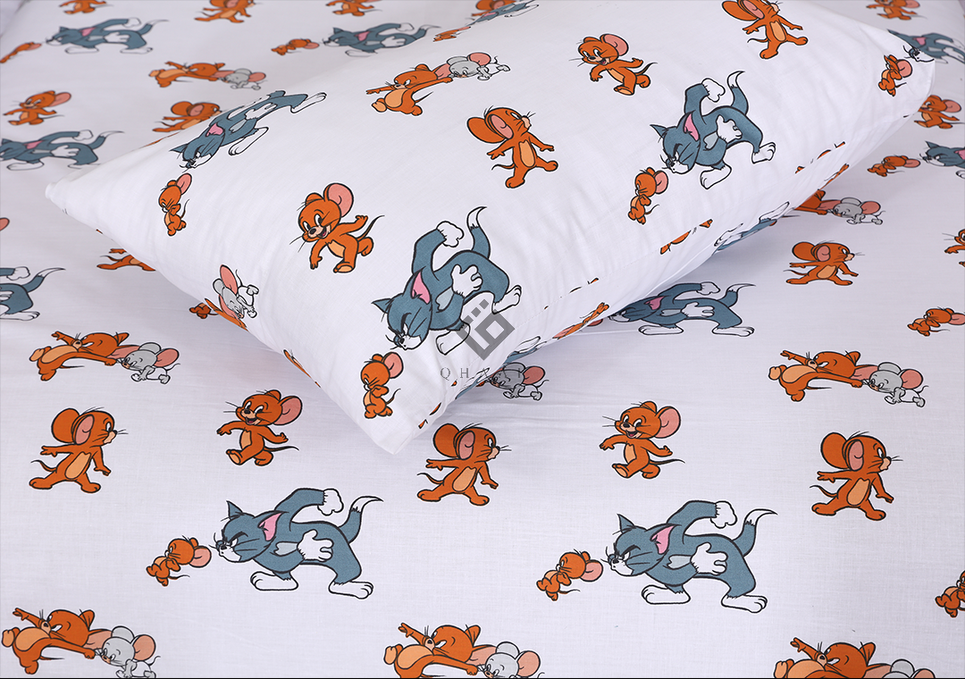 new tom & jerry-bedsheet set