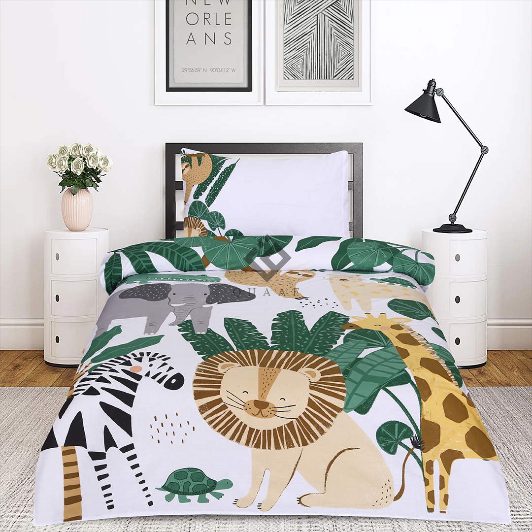 new jungle-bedsheet set