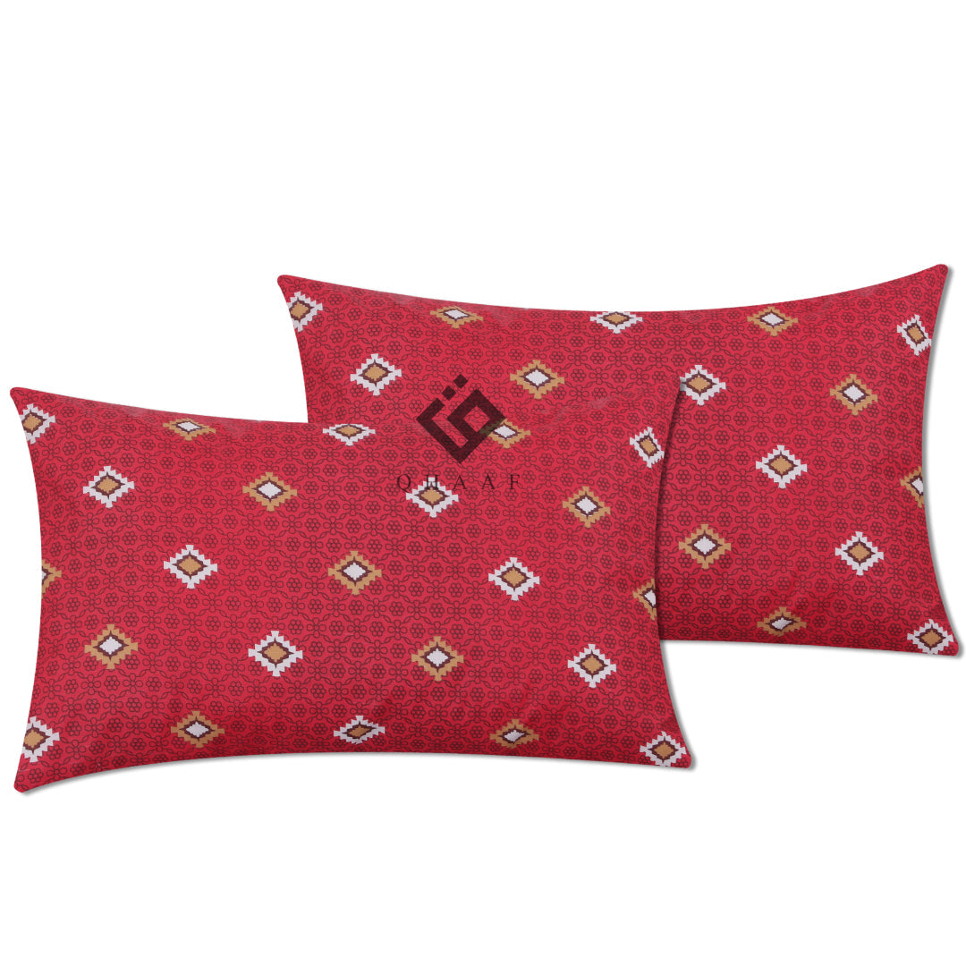 ZOEY PLAIN PILLOW COVERS (PACK OF 2)